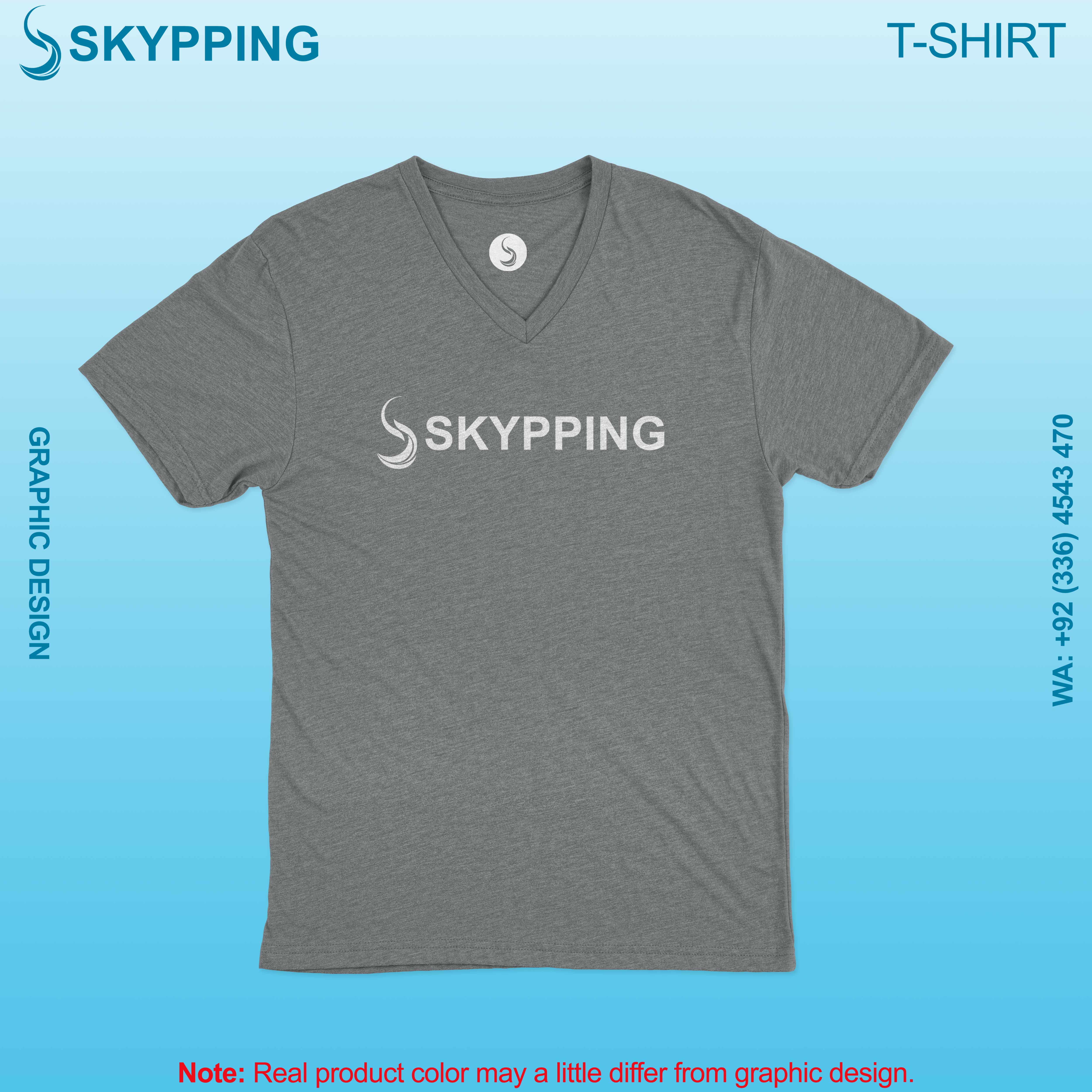 V-Neck Short set-in style sleeve t-shirt for men